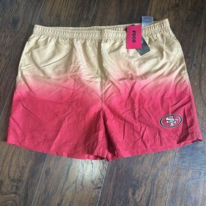 NFL Team Apparal Mens San Francisco 49ers Swim Trunks Size 3XL NWT FOCO